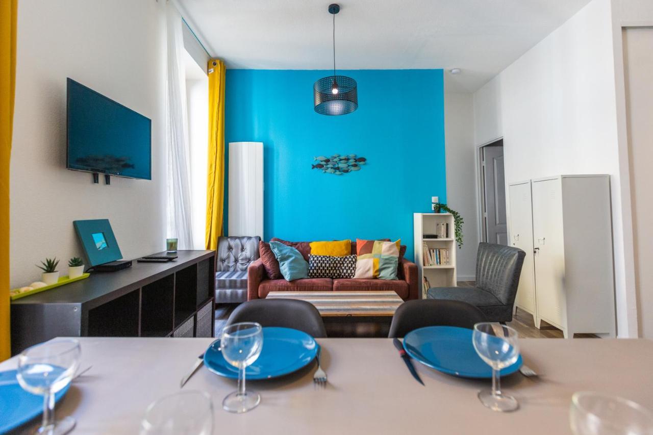 Appartement Bleu Caraibes T4 Proche Gare Et Vieux Port Marseille Eksteriør billede