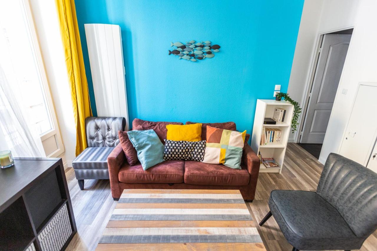 Appartement Bleu Caraibes T4 Proche Gare Et Vieux Port Marseille Eksteriør billede